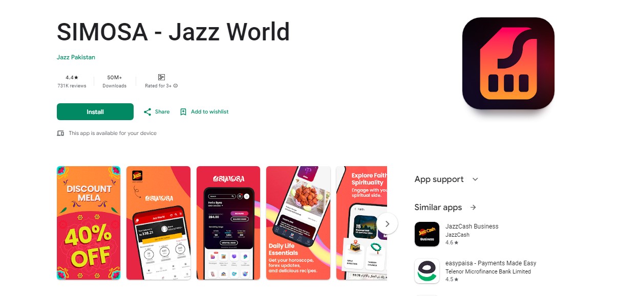 Jazz World App 