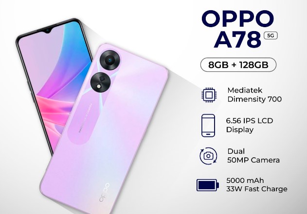 Oppo A78 5G Price