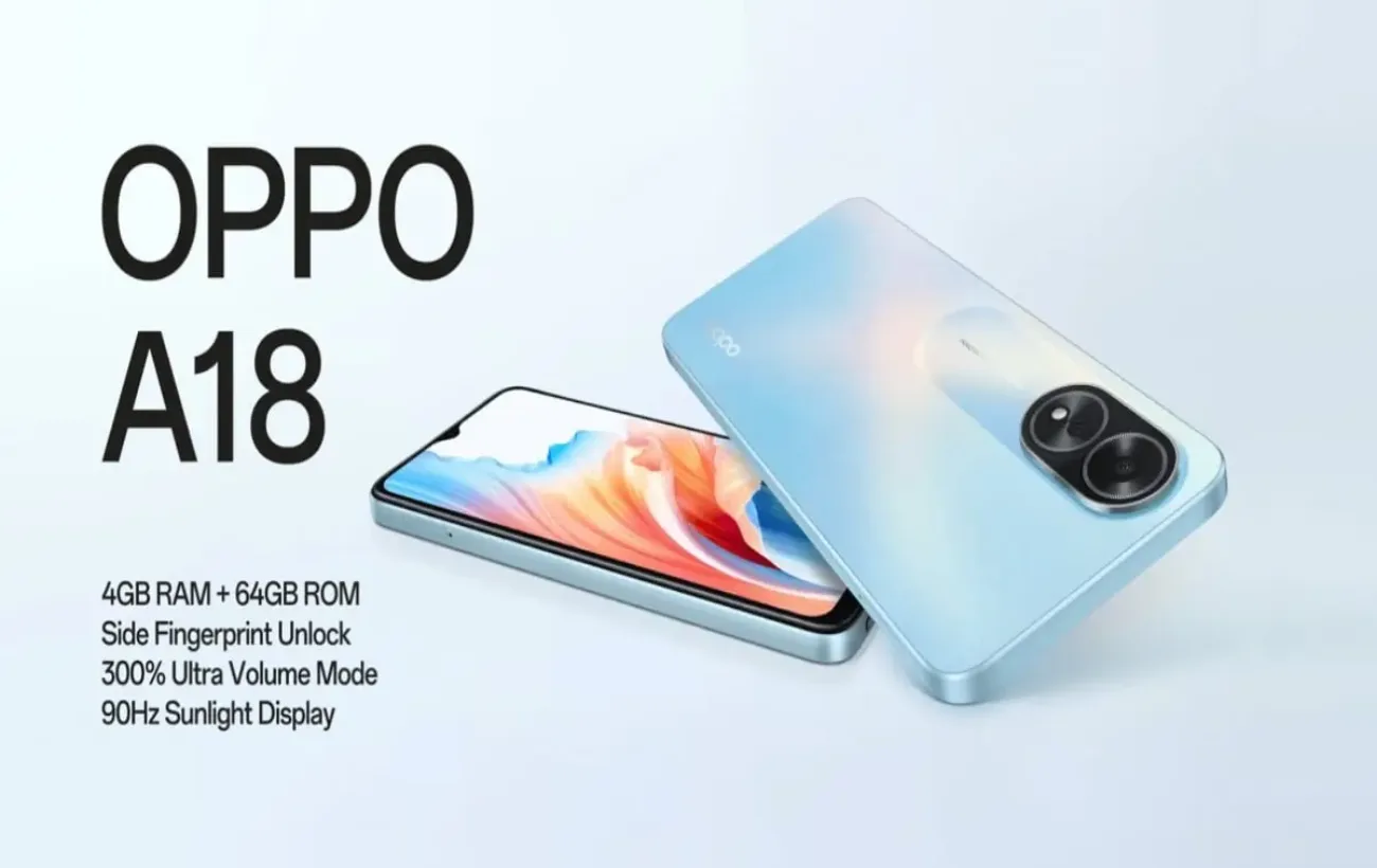 Oppo A18 Launches in Pakistan with a New 4/64GB Variant