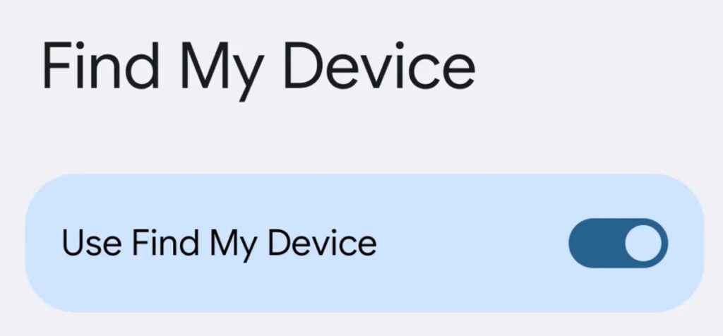 find my device