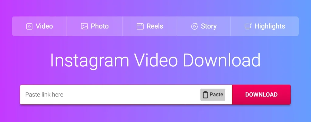 Instagram Video Downloader
